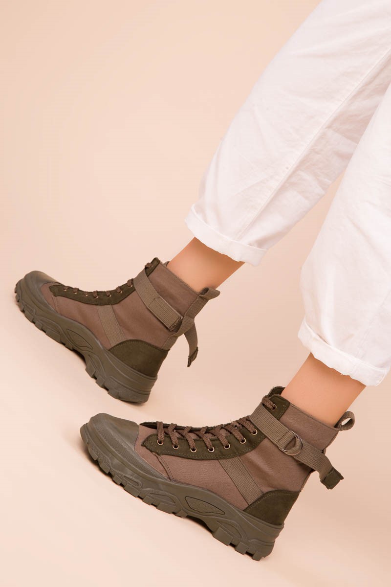 Women's Boots - Khaki #271930