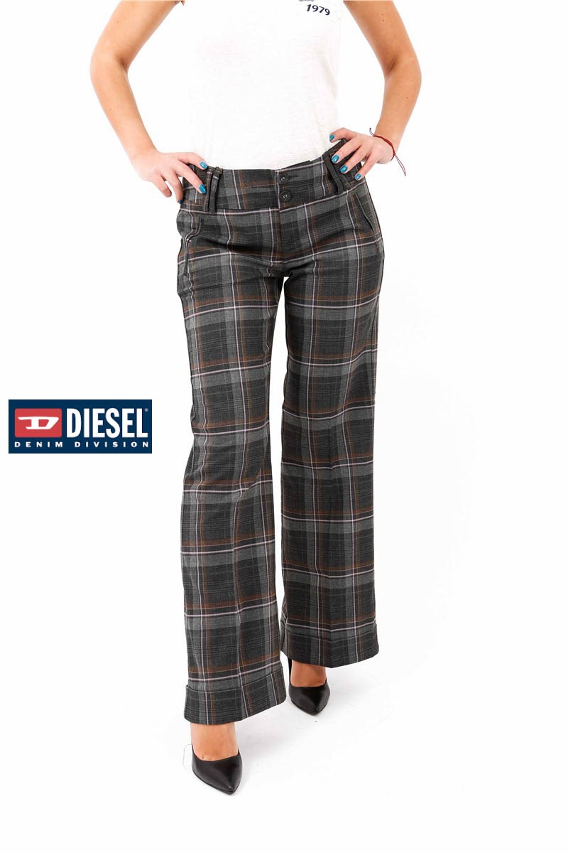 Diesel Women's Trousers - Grey #22087597