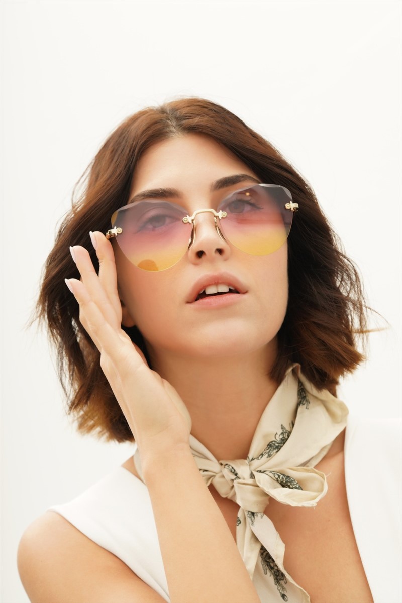 Damen Sonnenbrille - gelb 20210835361