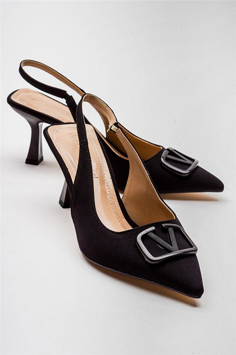 Ženske cipele na petu - crne #401871