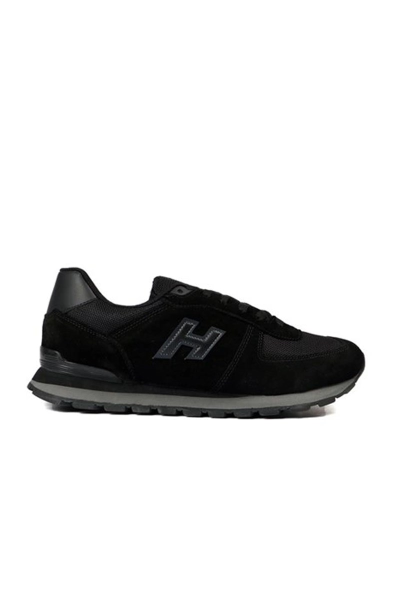 Hammer Jack muške sportske cipele od prave kože - crne #368181