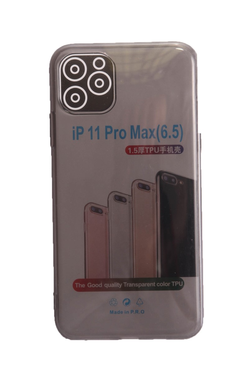 Silicone back for iPhone 11 Pro Max Black 734274
